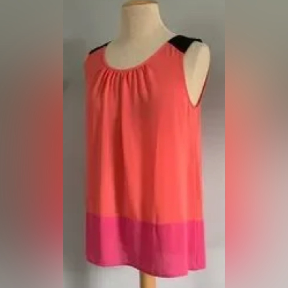 LOFT color block tank, excellent condition, not lined.